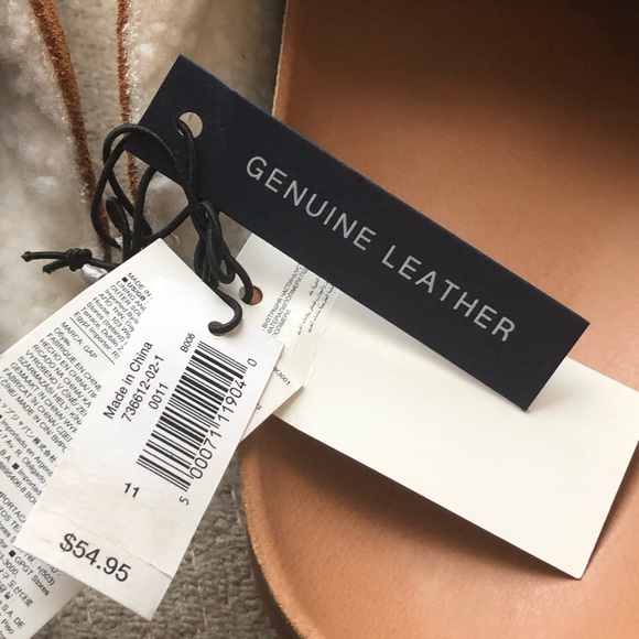 New GAP Cozy Clogs Cognac Suede - Picture 4 of 6